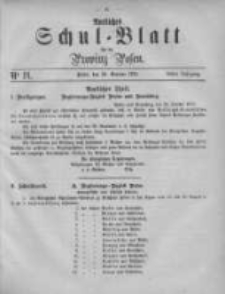 Amtliches Schul-Blatt für die Provinz Posen 1875.10.30 Jg.8 Nr21