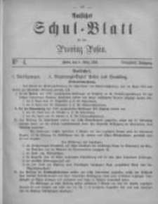 Amtliches Schul-Blatt f&uuml;r die Provinz Posen 1881.03.05 Jg.14 Nr4
