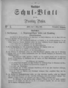 Amtliches Schul-Blatt für die Provinz Posen 1881.03.05 Jg.14 Nr4