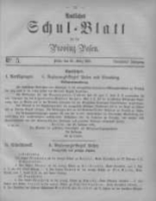 Amtliches Schul-Blatt f&uuml;r die Provinz Posen 1881.03.26 Jg.14 Nr5