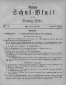 Amtliches Schul-Blatt f&uuml;r die Provinz Posen 1881.05.12 Jg.14 Nr8