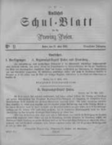 Amtliches Schul-Blatt für die Provinz Posen 1881.05.21 Jg.14 Nr9