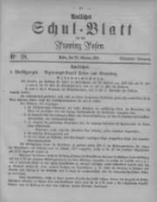 Amtliches Schul-Blatt für die Provinz Posen 1881.10.29 Jg.14 Nr18