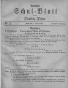 Amtliches Schul-Blatt für die Provinz Posen 1882.02.11 Jg.15 Nr3