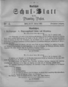 Amtliches Schul-Blatt für die Provinz Posen 1882.02.25 Jg.15 Nr4