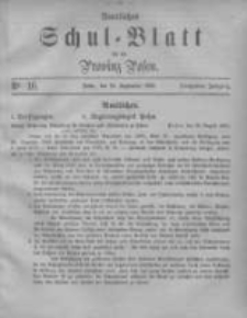 Amtliches Schul-Blatt für die Provinz Posen 1882.09.16 Jg.15 Nr16