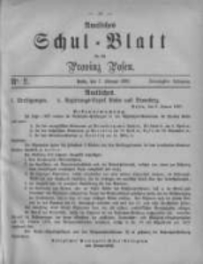 Amtliches Schul-Blatt für die Provinz Posen 1887.02.07 Jg.20 Nr2