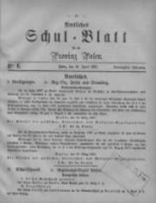 Amtliches Schul-Blatt f&uuml;r die Provinz Posen 1887.04.16 Jg.20 Nr6