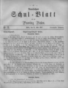 Amtliches Schul-Blatt f&uuml;r die Provinz Posen 1887.05.16 Jg.20 Nr8