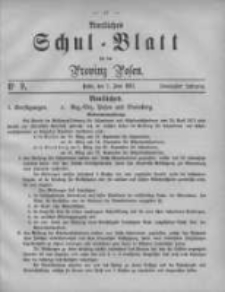 Amtliches Schul-Blatt f&uuml;r die Provinz Posen 1887.06.07 Jg.20 Nr9