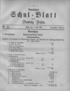 Amtliches Schul-Blatt für die Provinz Posen 1887.07.09 Jg.20 Nr11