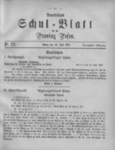 Amtliches Schul-Blatt f&uuml;r die Provinz Posen 1887.07.23 Jg.20 Nr12