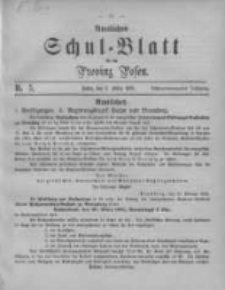 Amtliches Schul-Blatt für die Provinz Posen 1895.03.05 Jg.28 Nr5