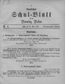 Amtliches Schul-Blatt für die Provinz Posen 1895.03.20 Jg.28 Nr6