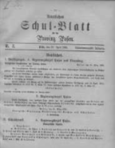 Amtliches Schul-Blatt für die Provinz Posen 1895.04.20 Jg.28 Nr8