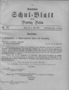 Amtliches Schul-Blatt für die Provinz Posen 1895.07.05 Jg.28 Nr13