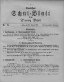 Amtliches Schul-Blatt für die Provinz Posen 1895.08.20 Jg.28 Nr16