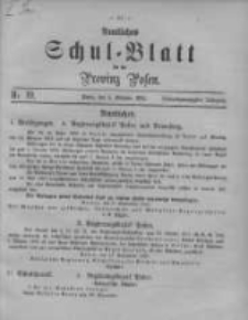 Amtliches Schul-Blatt f&uuml;r die Provinz Posen 1895.10.05 Jg.28 Nr19
