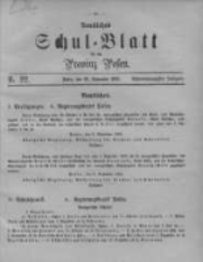 Amtliches Schul-Blatt für die Provinz Posen 1895.11.20 Jg.28 Nr22