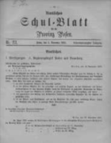 Amtliches Schul-Blatt für die Provinz Posen 1895.12.05 Jg.28 Nr23