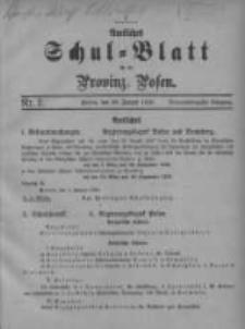 Amtliches Schul-Blatt f&uuml;r die Provinz Posen 1916.01.20 Jg.49 Nr2