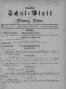 Amtliches Schul-Blatt f&uuml;r die Provinz Posen 1916.02.20 Jg.49 Nr4