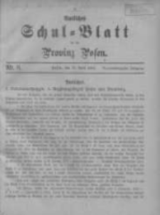 Amtliches Schul-Blatt f&uuml;r die Provinz Posen 1916.04.20 Jg.49 Nr8