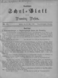 Amtliches Schul-Blatt f&uuml;r die Provinz Posen 1916.05.20 Jg.49 Nr10
