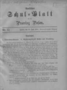 Amtliches Schul-Blatt für die Provinz Posen 1916.06.20 Jg.49 Nr12