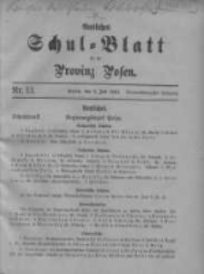 Amtliches Schul-Blatt für die Provinz Posen 1916.07.05 Jg.49 Nr13