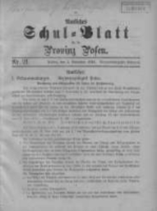 Amtliches Schul-Blatt f&uuml;r die Provinz Posen 1916.11.05 Jg.49 Nr21