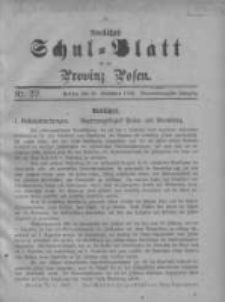 Amtliches Schul-Blatt f&uuml;r die Provinz Posen 1916.11.20 Jg.49 Nr22