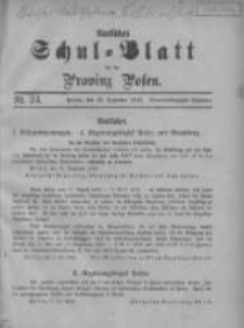 Amtliches Schul-Blatt f&uuml;r die Provinz Posen 1916.12.20 Jg.49 Nr24