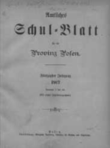Amtliches Schul-Blatt f&uuml;r die Provinz Posen 1917.01.05 Jg.50 Nr1