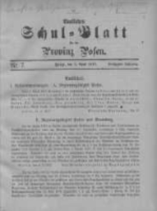 Amtliches Schul-Blatt f&uuml;r die Provinz Posen 1917.04.05 Jg.50 Nr7