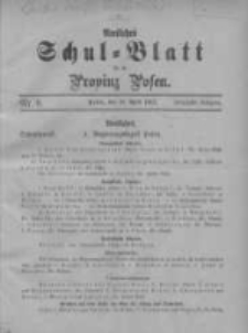 Amtliches Schul-Blatt f&uuml;r die Provinz Posen 1917.04.20 Jg.50 Nr8