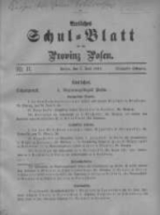 Amtliches Schul-Blatt f&uuml;r die Provinz Posen 1917.06.05 Jg.50 Nr11