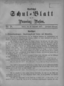 Amtliches Schul-Blatt für die Provinz Posen 1917.09.20 Jg.50 Nr18