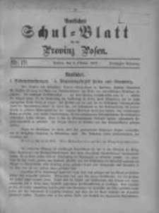 Amtliches Schul-Blatt f&uuml;r die Provinz Posen 1917.10.05 Jg.50 Nr19