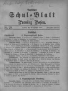 Amtliches Schul-Blatt f&uuml;r die Provinz Posen 1917.10.20 Jg.50 Nr20