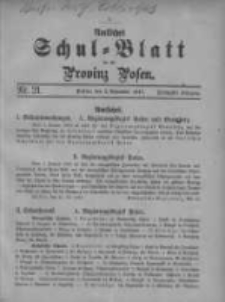 Amtliches Schul-Blatt für die Provinz Posen 1917.11.05 Jg.50 Nr21