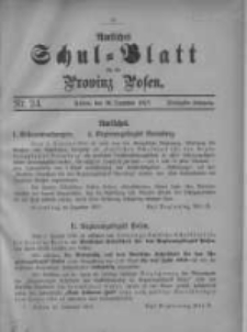 Amtliches Schul-Blatt für die Provinz Posen 1917.12.20 Jg.50 Nr24