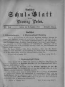 Amtliches Schul-Blatt f&uuml;r die Provinz Posen 1917.12.20 Jg.50 Nr24