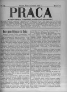 Praca: ilustrowany tygodnik społeczno-narodowy. 1921.04.03 R.25 nr14
