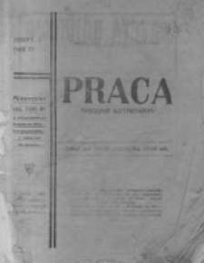 Praca: ilustrowany tygodnik społeczno-narodowy. 1923.01.07 R.27 nr1