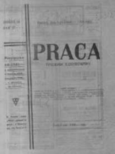 Praca: ilustrowany tygodnik popularny, poświęcony nauce - literaturze - sztuce - sprawom społecznym - godziwej rozrywce. 1923.04.08 R.27 nr14