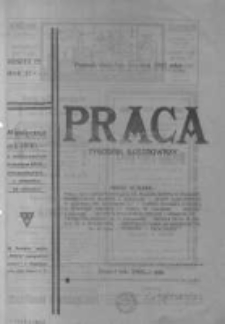 Praca: ilustrowany tygodnik popularny, poświęcony nauce - literaturze - sztuce - sprawom społecznym - godziwej rozrywce. 1923.06.03 R.27 nr22