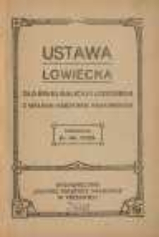 Ustawa łowiecka dla byłej Galicyi i Lodomerji z Wielkim Księstwem Krakowskiem