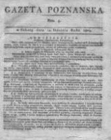 Gazeta Poznańska 1809.01.14 Nr4