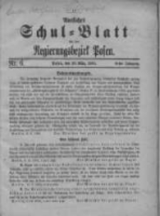 Amtliches Schulblatt für den Regierungsbezirk Posen 1918.03.20 Jg.1 Nr6